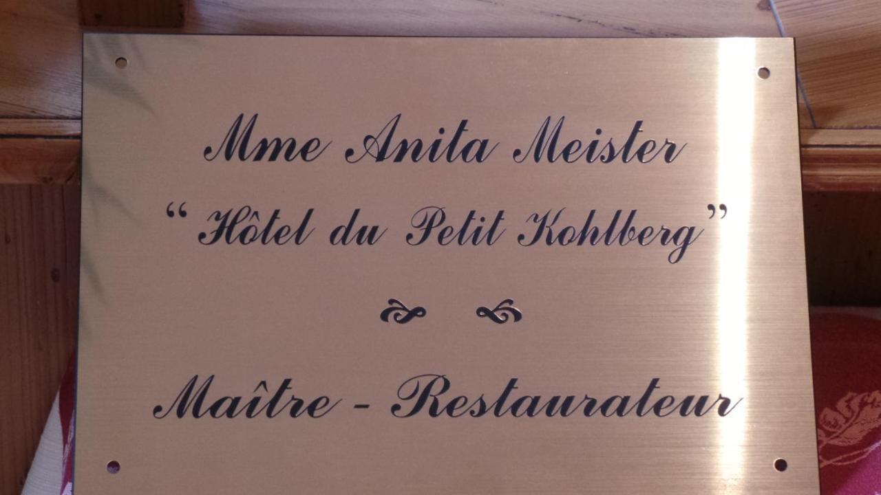 Hotel Restaurant Le Petit Kohlberg Lucelle Esterno foto